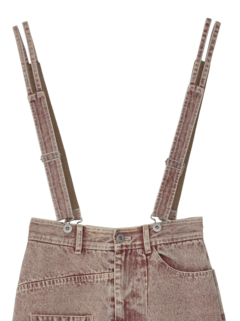 MEDI INVERT SUSPENDER DENIM SKIRT
