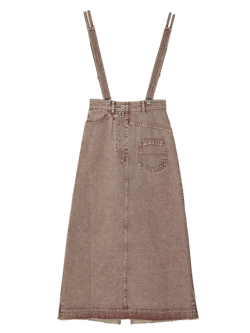 スカート AMERI MEDI INVERT SUSPENDER DENIM SKIRT MEDI INVERT SUSPENDER DENIM SKIRT