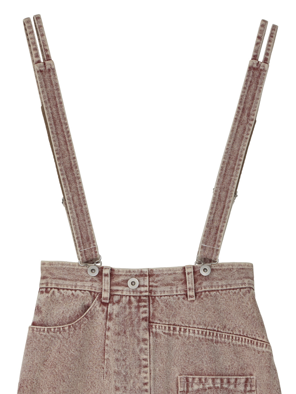 MEDI INVERT SUSPENDER DENIM SKIRT