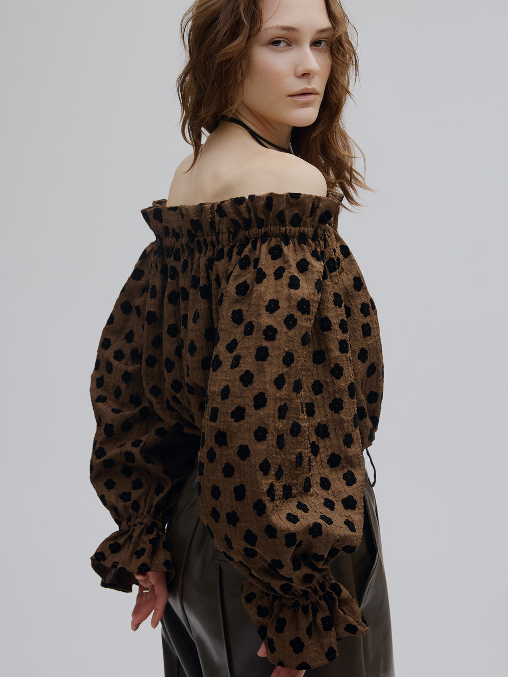 FLOCKY FROWER 2WAY OFF SHOULDER TOP