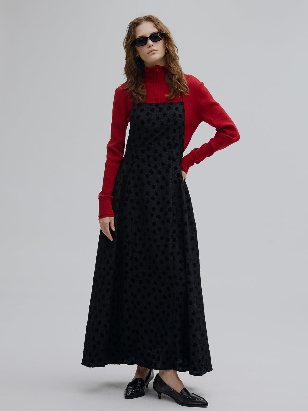 FLOCKY FROWER CAMISOLE DRESS