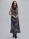WOVEN PATTERN FLOWER DRESS