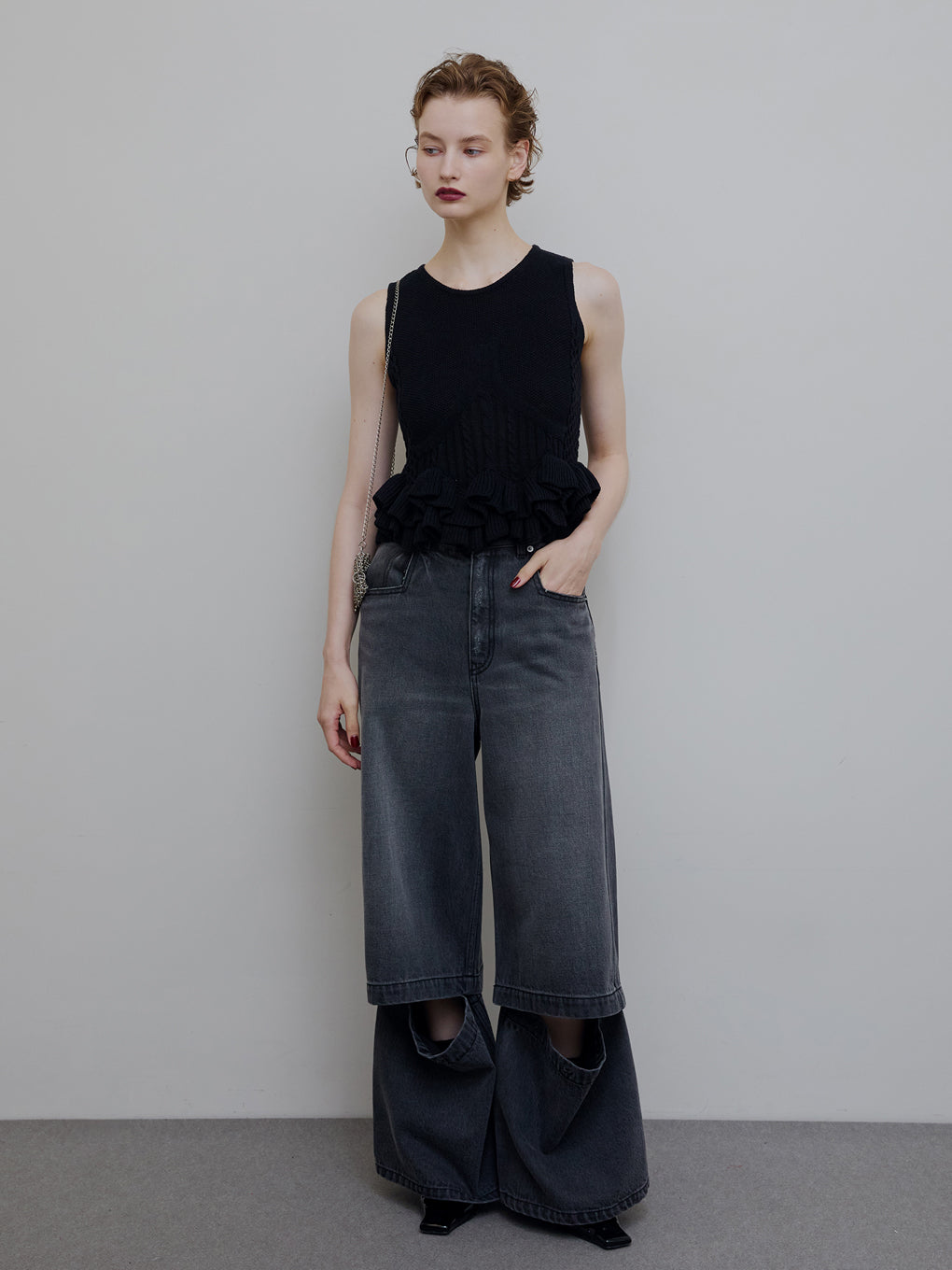 2WAY DETACHABLE DENIM PANTS