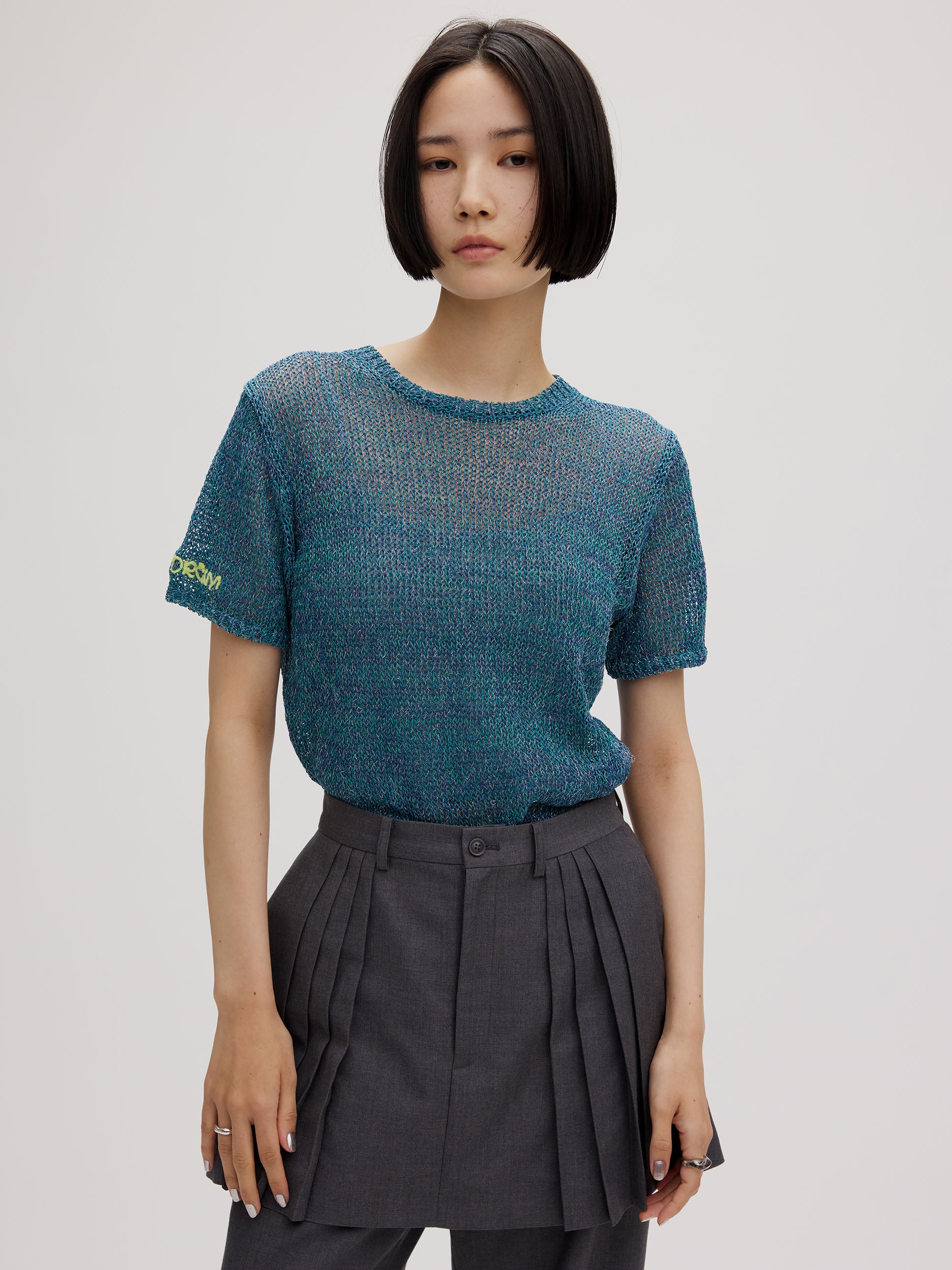 CONCEPT LOGO KNIT TOP