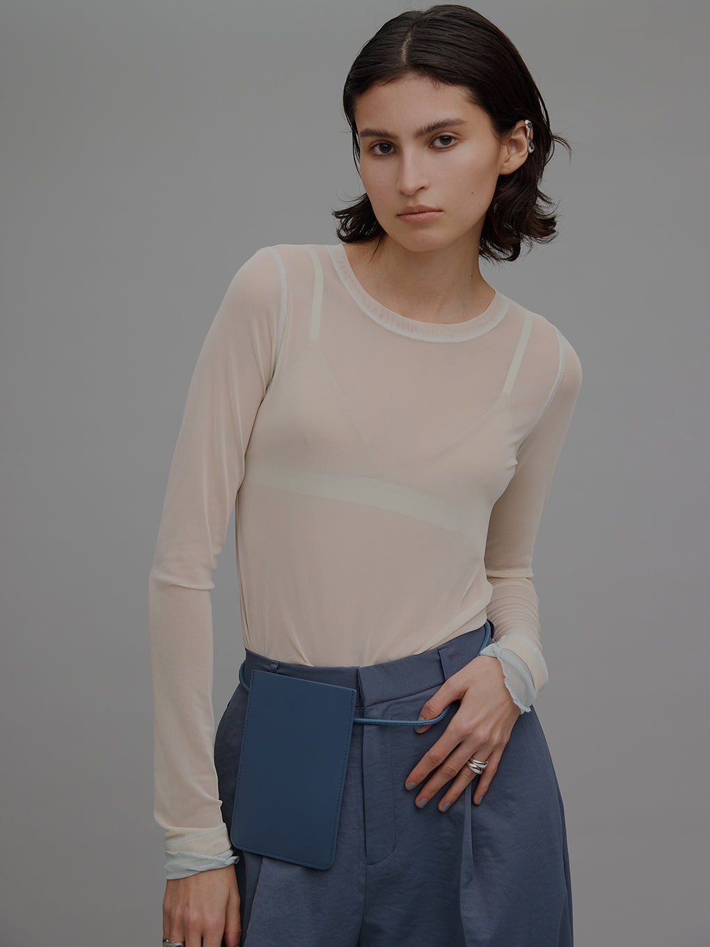 LAYERED DETAIL MESH TOP