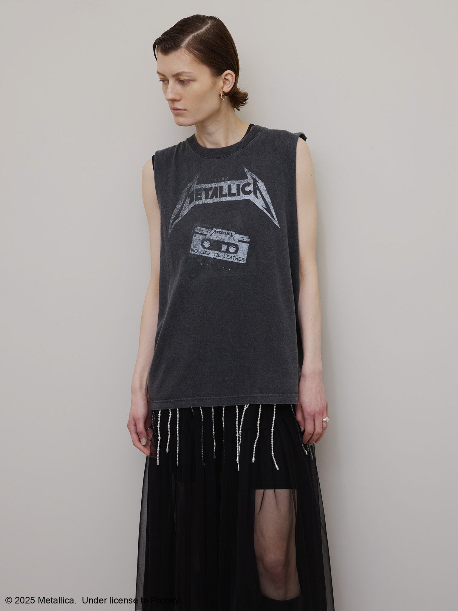 MEDI METALLICA BLK NS TEE