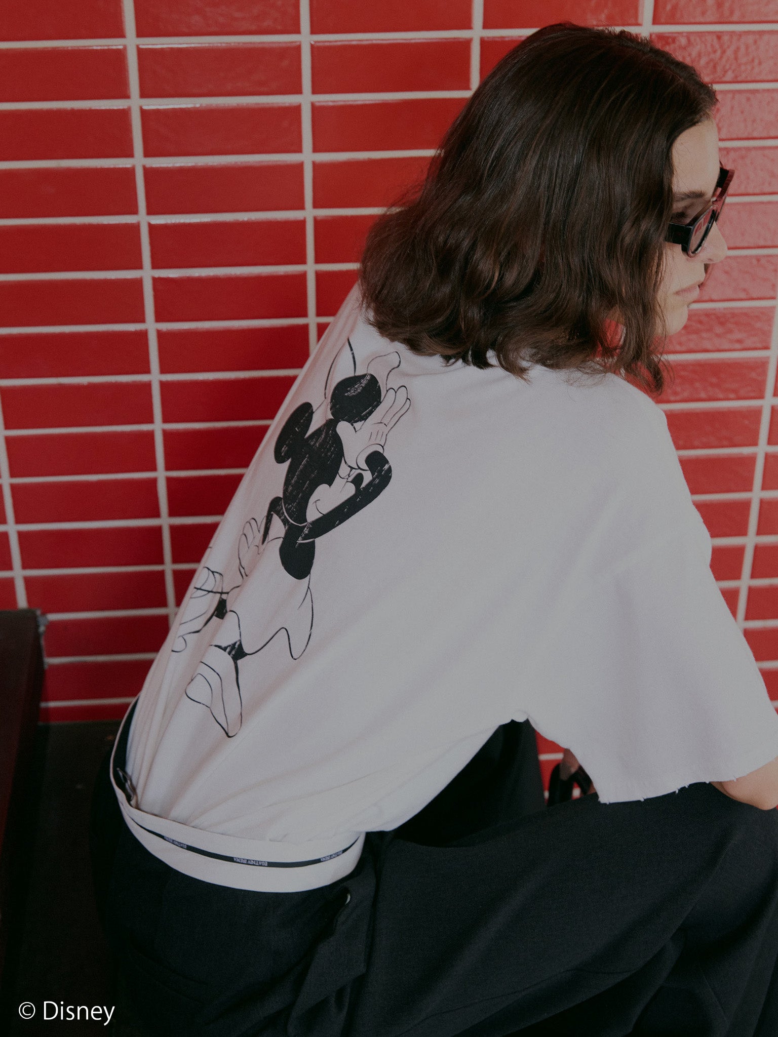 MICKEY AND MINNIE DESIGN BIG TEE