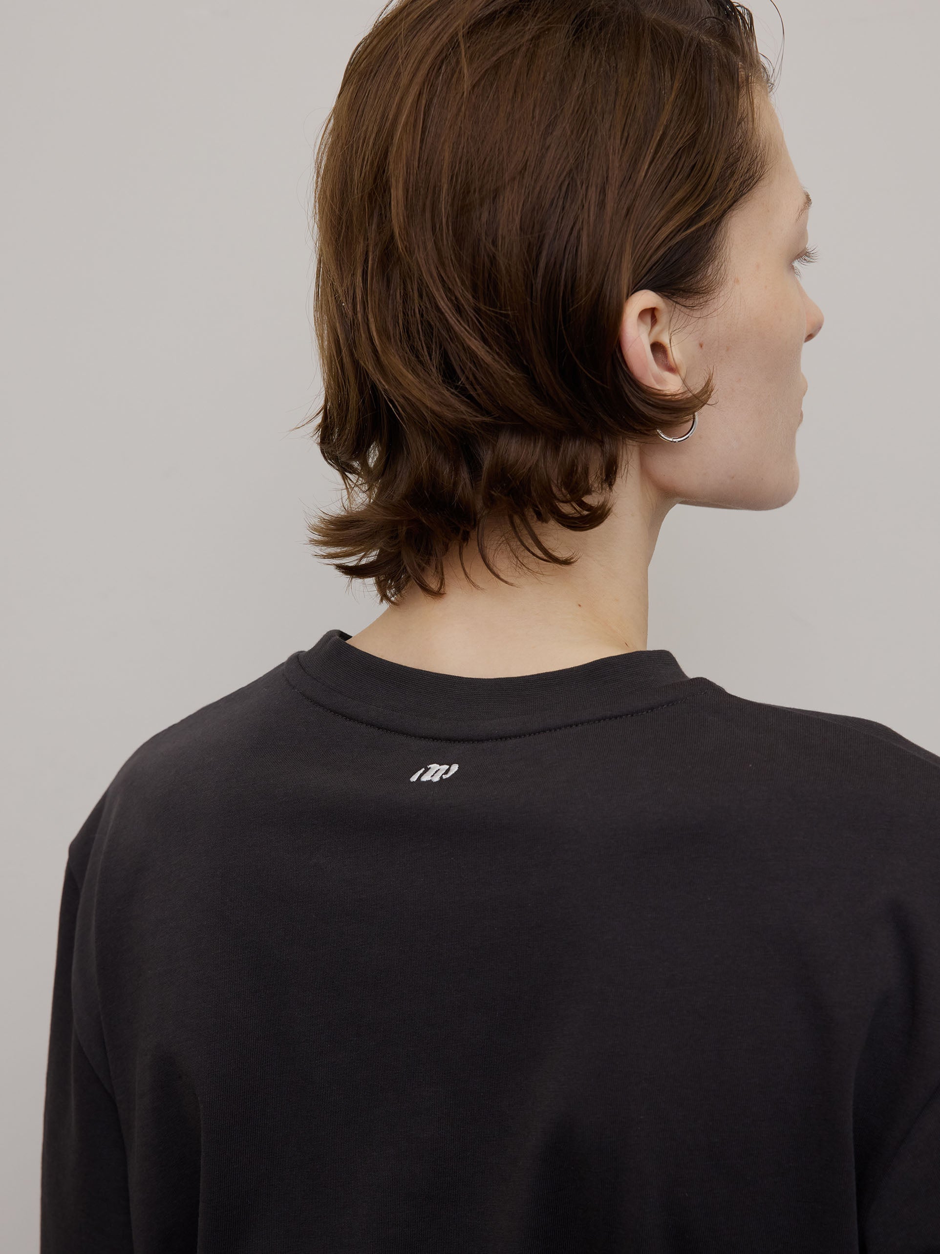 CROP FRAME OLIVER TEE