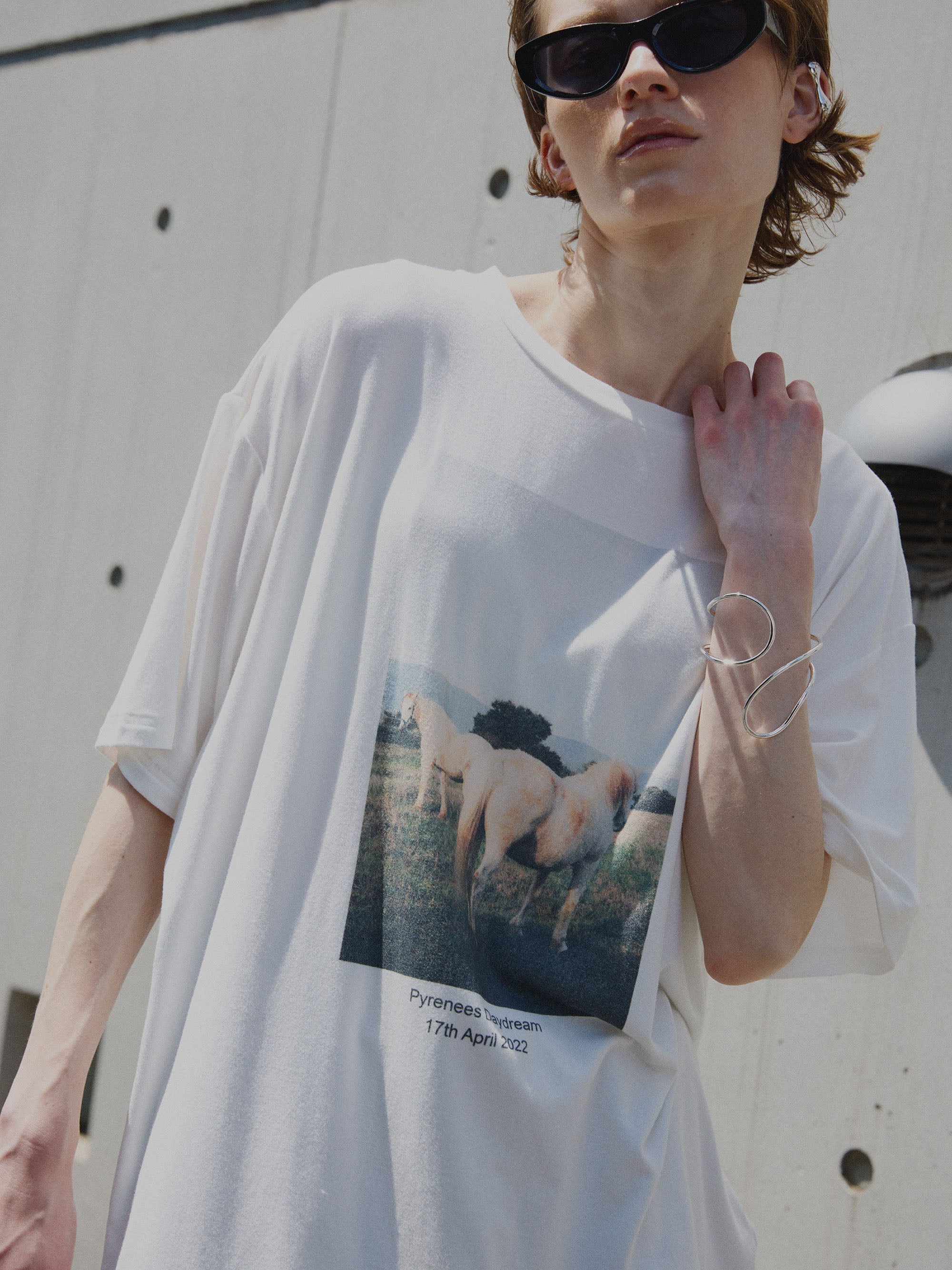 Silvia Conde Oliván×Ameri OVERSIZE TEE