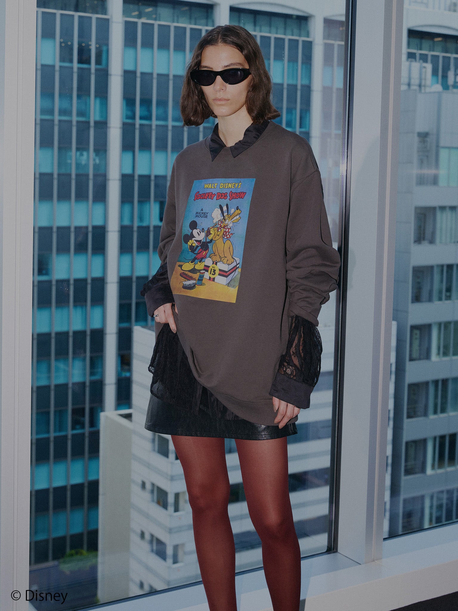 DISNEY/VINTAGE POSTER SWEAT