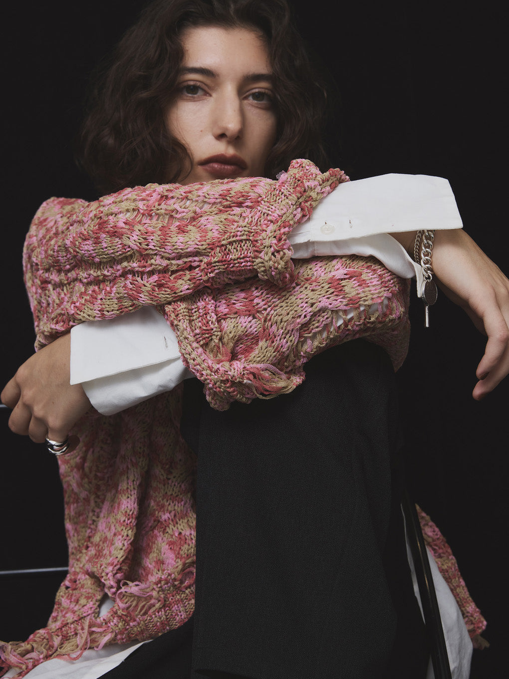 CABLE PATTERN DAMAGE LOOSE KNIT