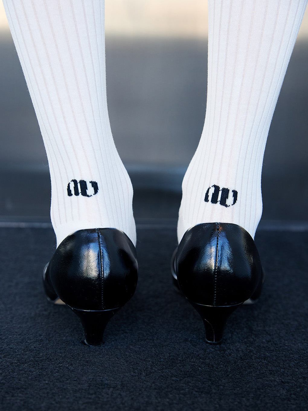 HEEL LOGO LONG SOCKS