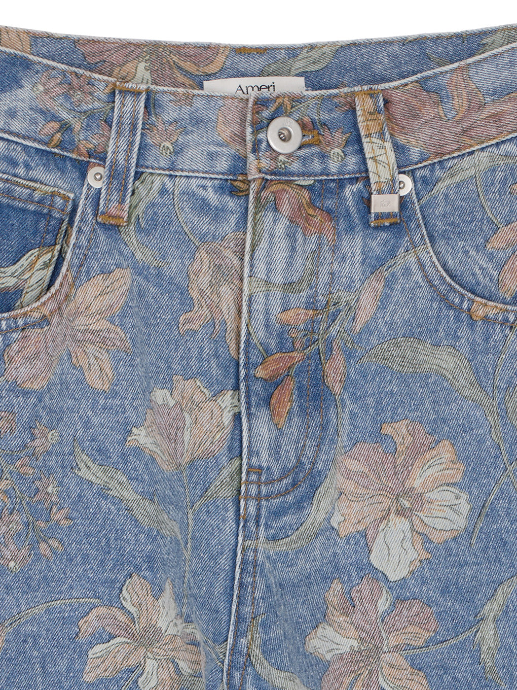 FIORE PRINT DENIM PANTS