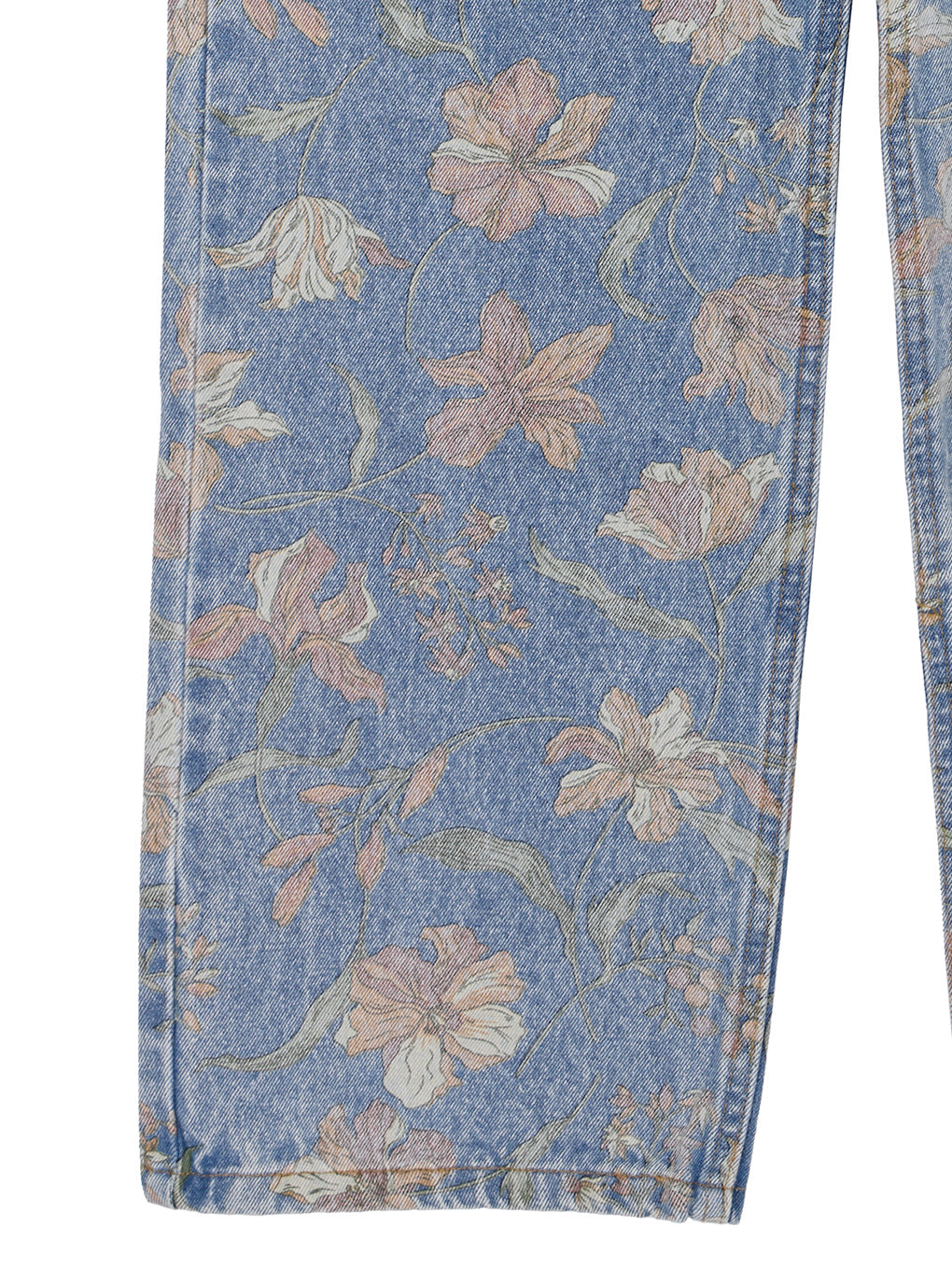 FIORE PRINT DENIM PANTS