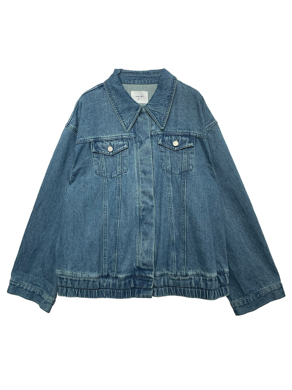 OVER SIZE DENIM JACKET WITH CULOTTE