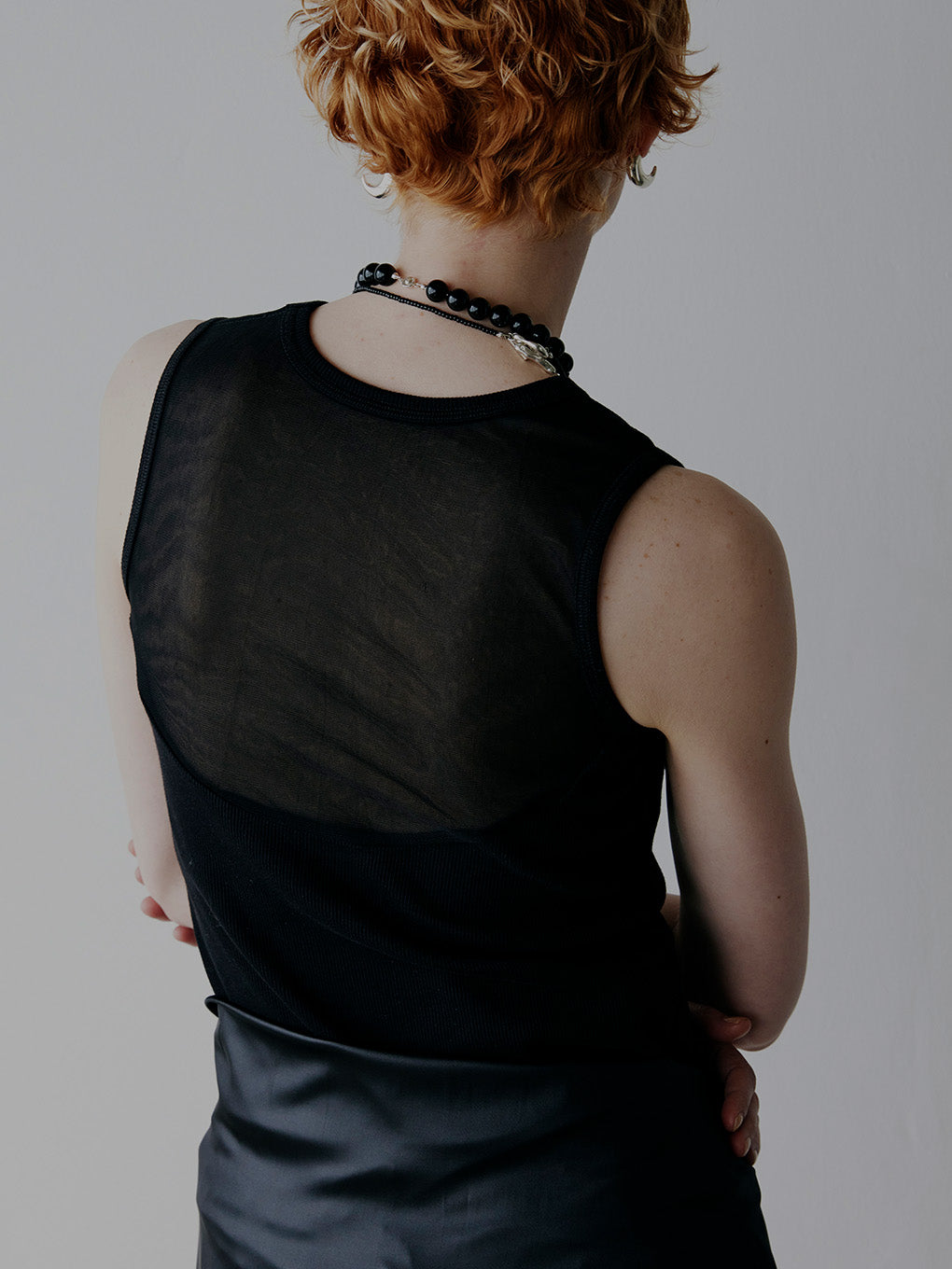 USEFUL BACK SHEER TANK TOP