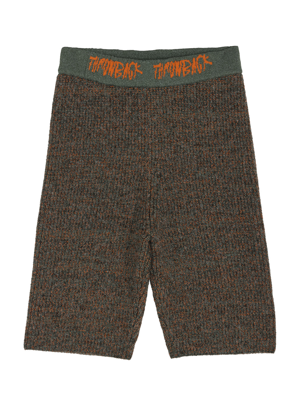 WAIST LOGO KNIT BIKER PANTS