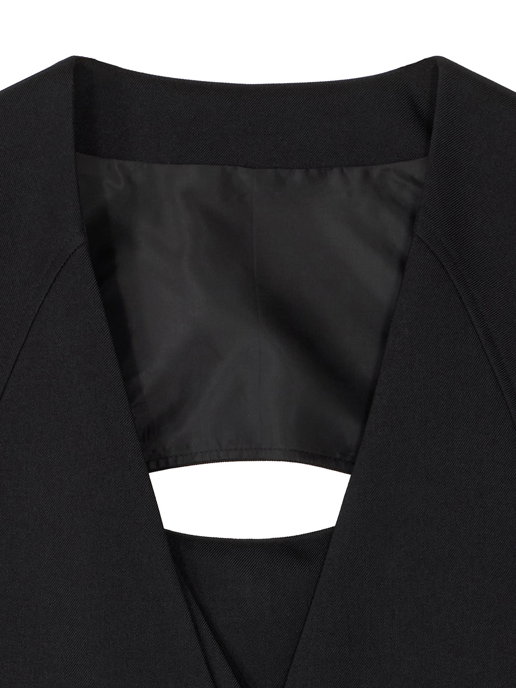 DOUBLE LAYER LIKE CURVE VEST