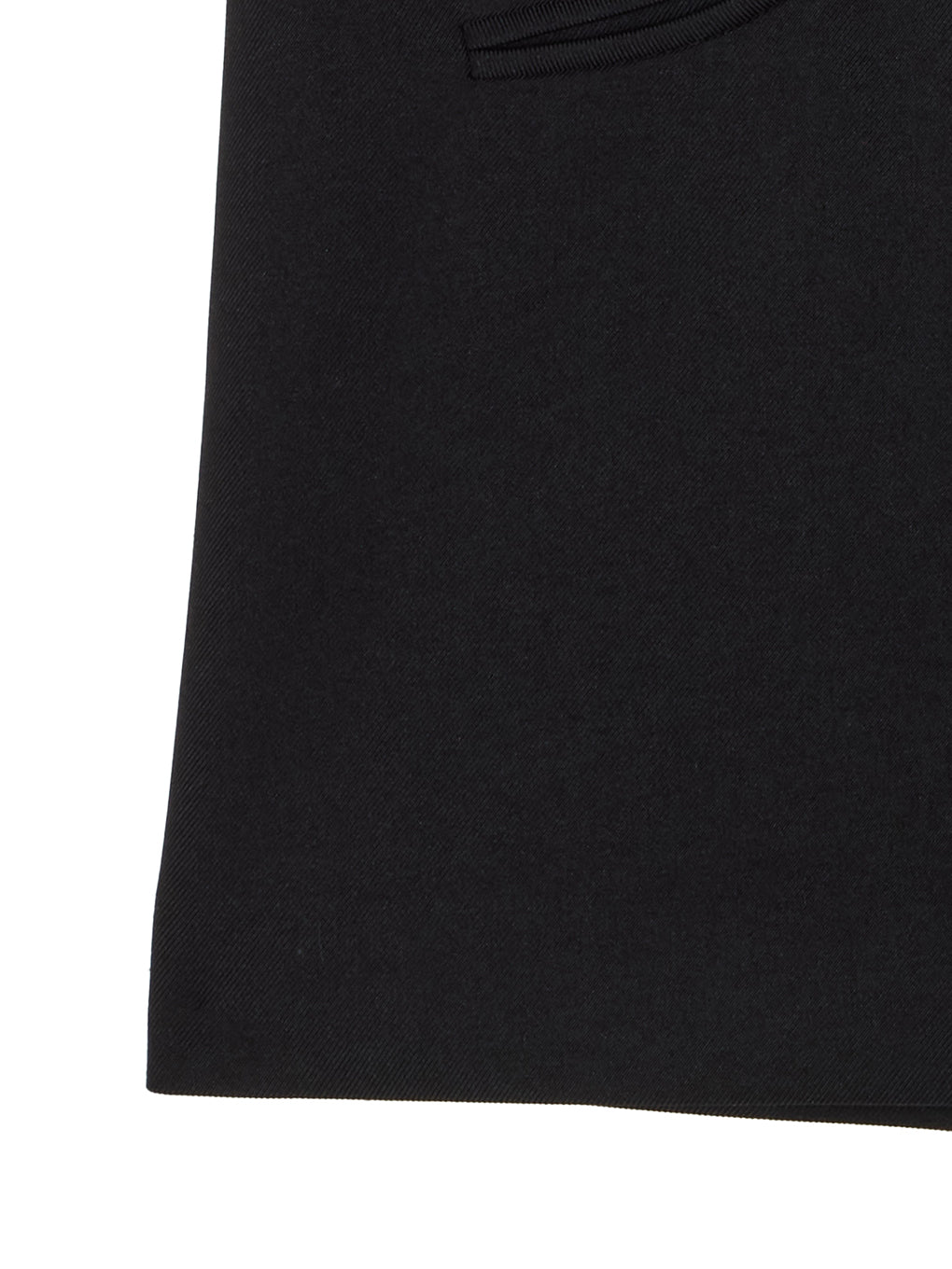 DOUBLE LAYER LIKE CURVE VEST