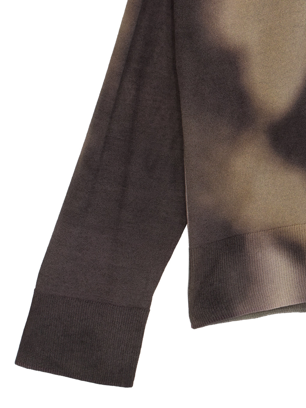DULL GRADATION PRINT KNIT TOP