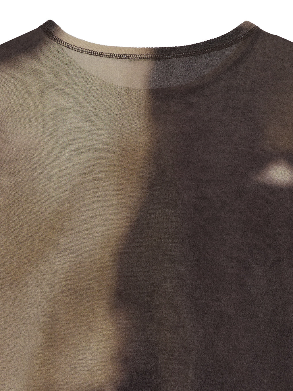 DULL GRADATION PRINT KNIT TOP
