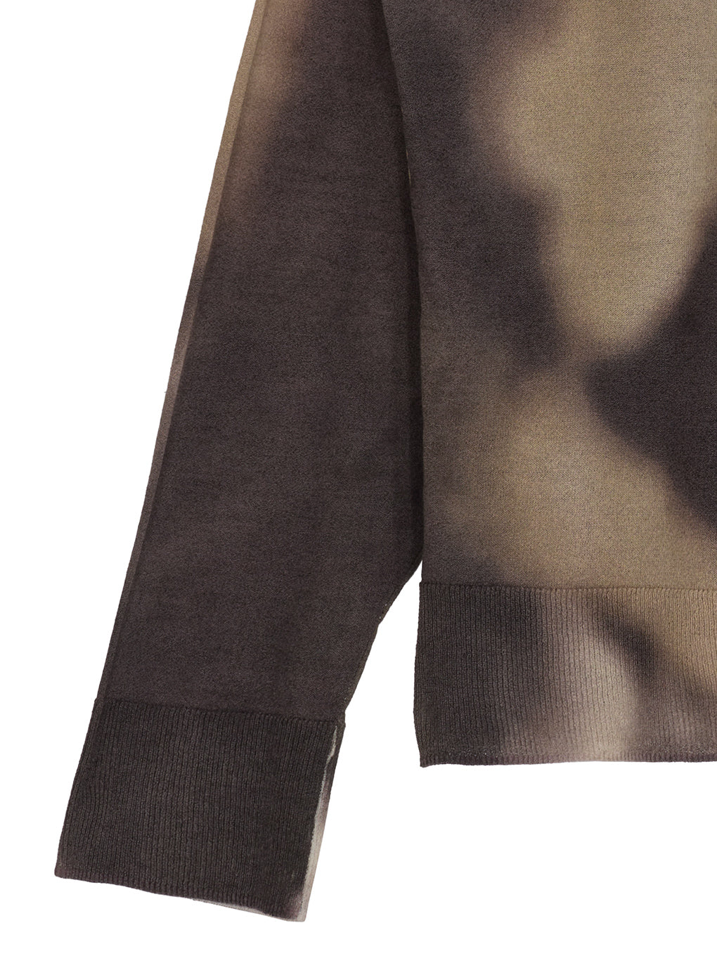 DULL GRADATION PRINT KNIT TOP