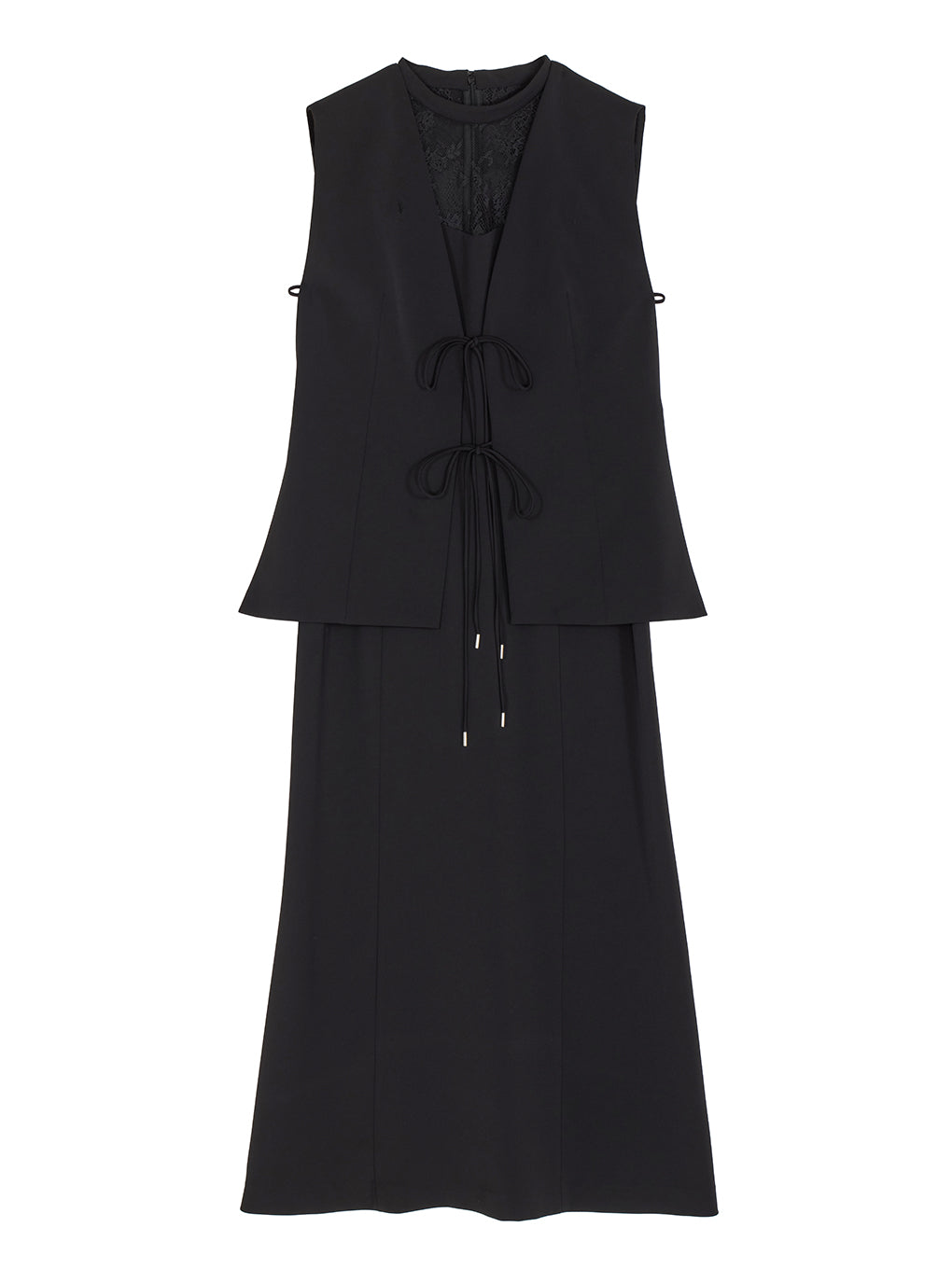 CORD VEST SET MERMAID DRESS
