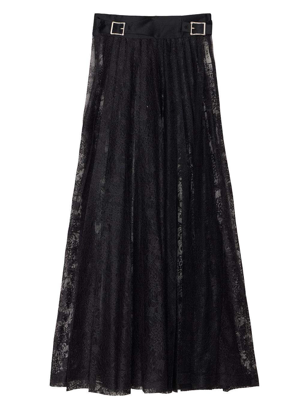 LAYERED LACE PLEATS SKIRT