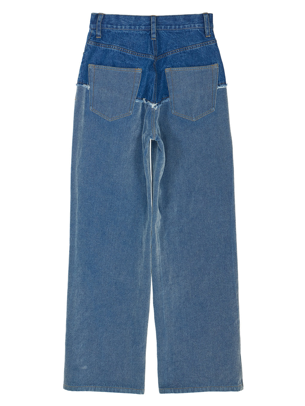 FLOCKY SWITCHING DENIM PANTS