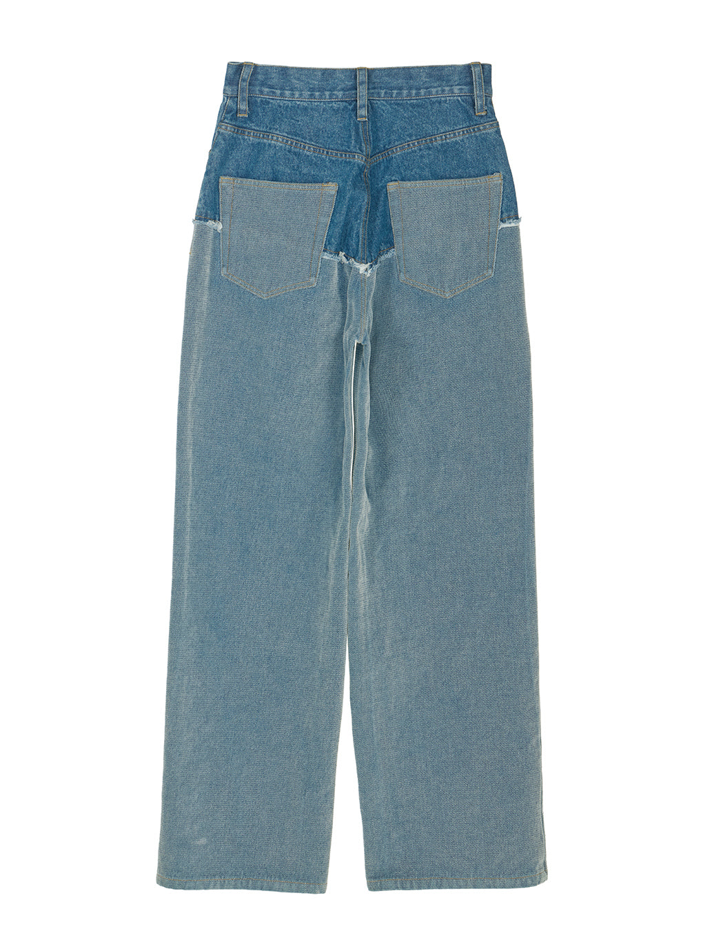 FLOCKY SWITCHING DENIM PANTS