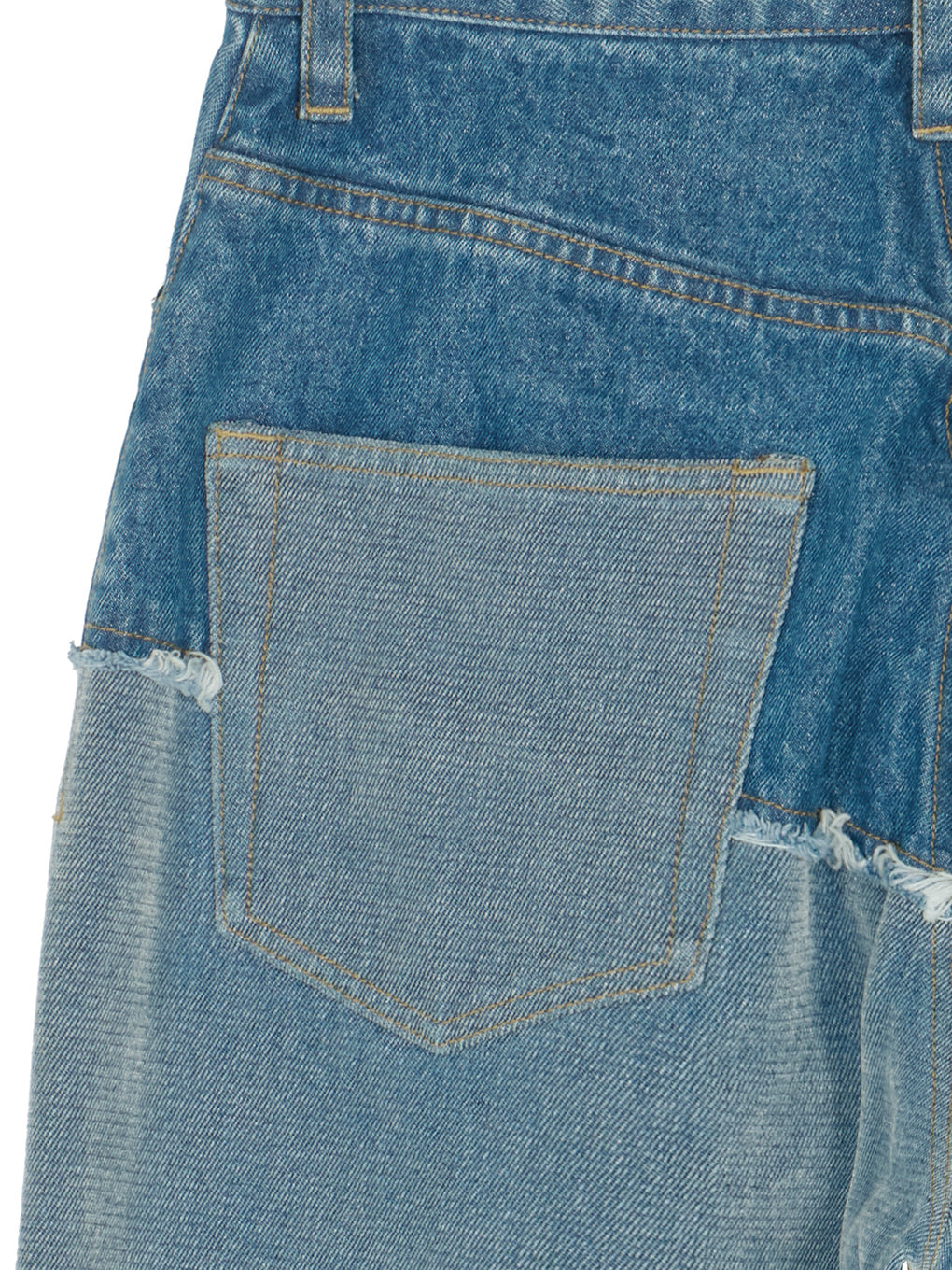 FLOCKY SWITCHING DENIM PANTS