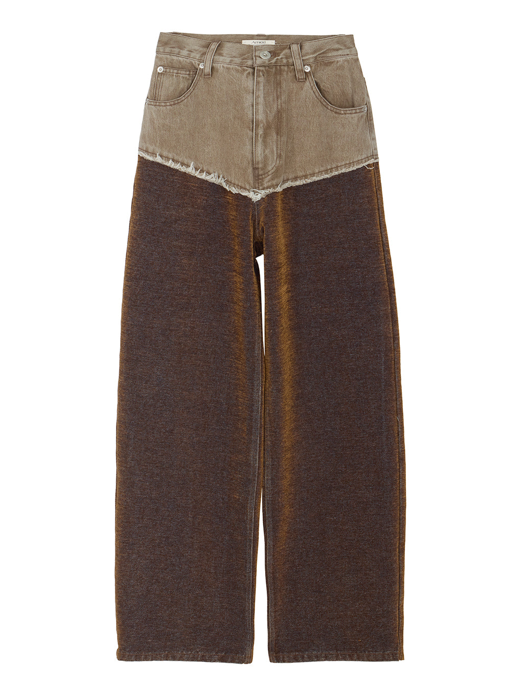 FLOCKY SWITCHING DENIM PANTS