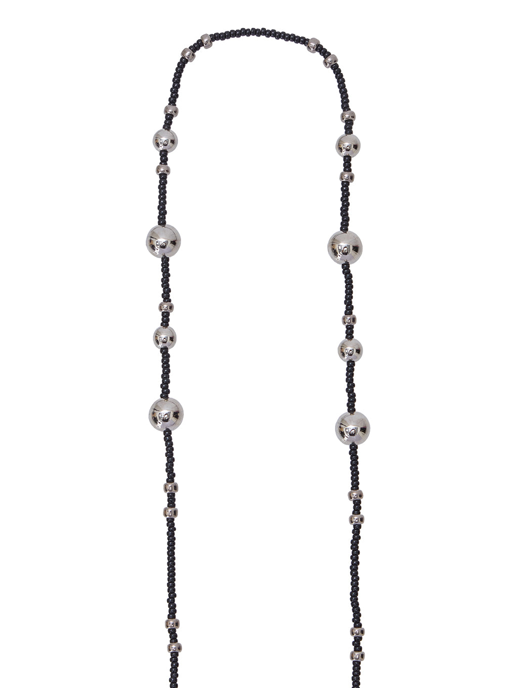 BEADS FRINGE MOTIF NECKLACE