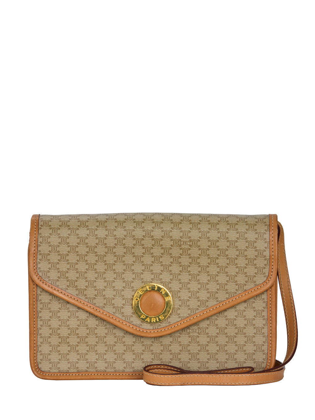 CELINE マカダムサークルロゴフラップショルダー