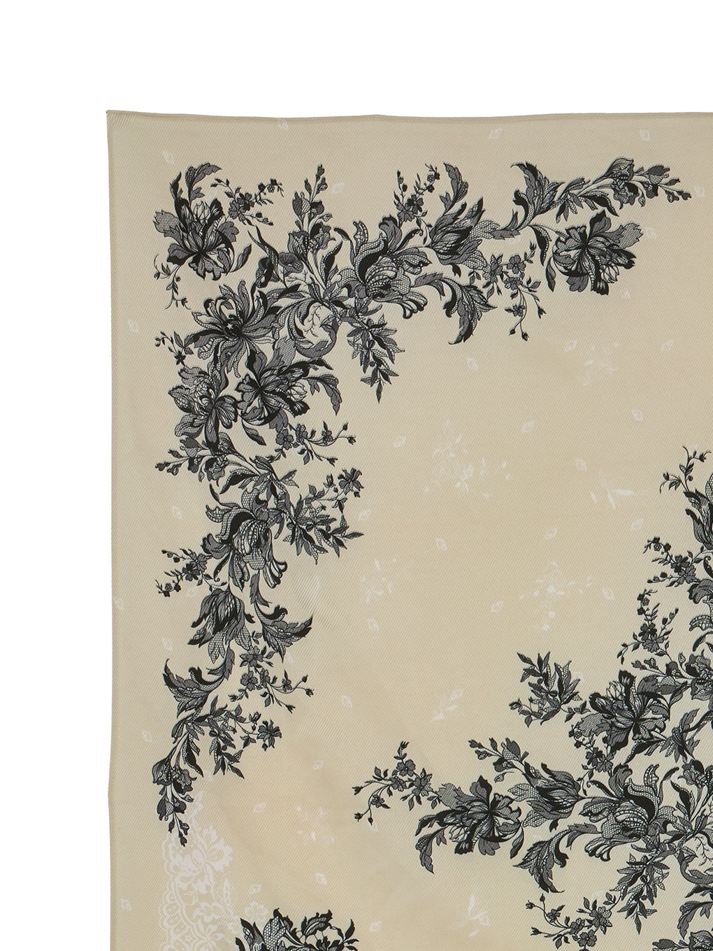 FLORAL LACE PRINT SCARF