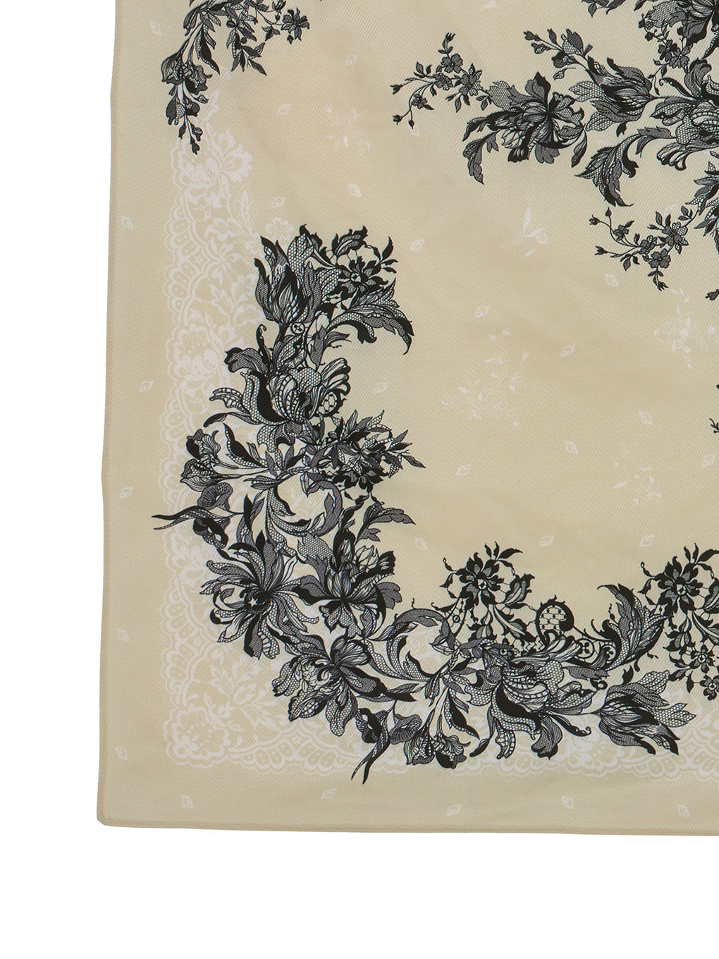 FLORAL LACE PRINT SCARF