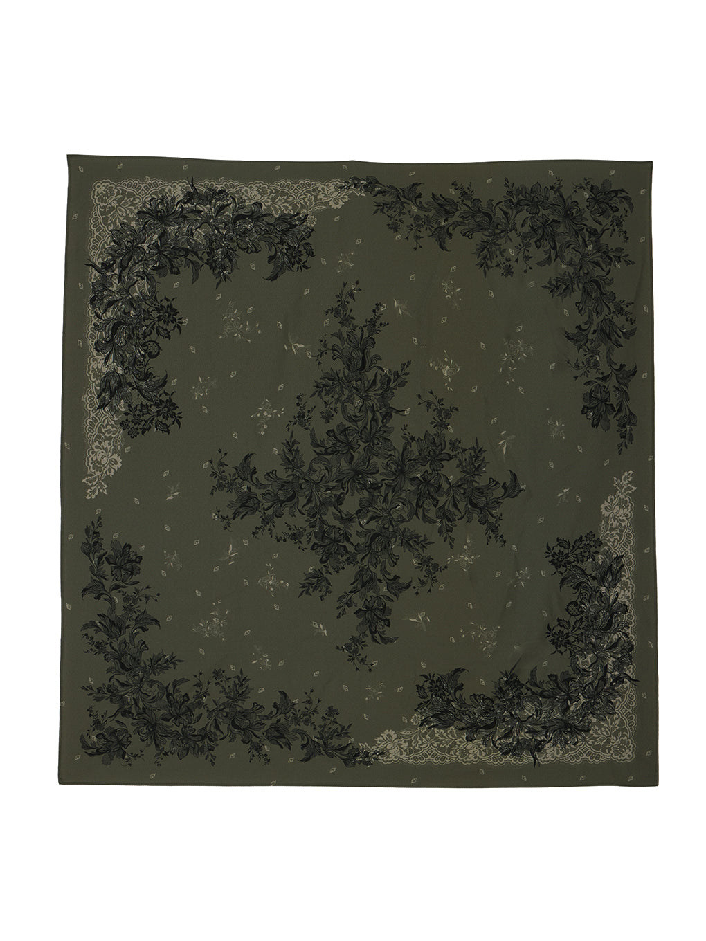 FLORAL LACE PRINT SCARF