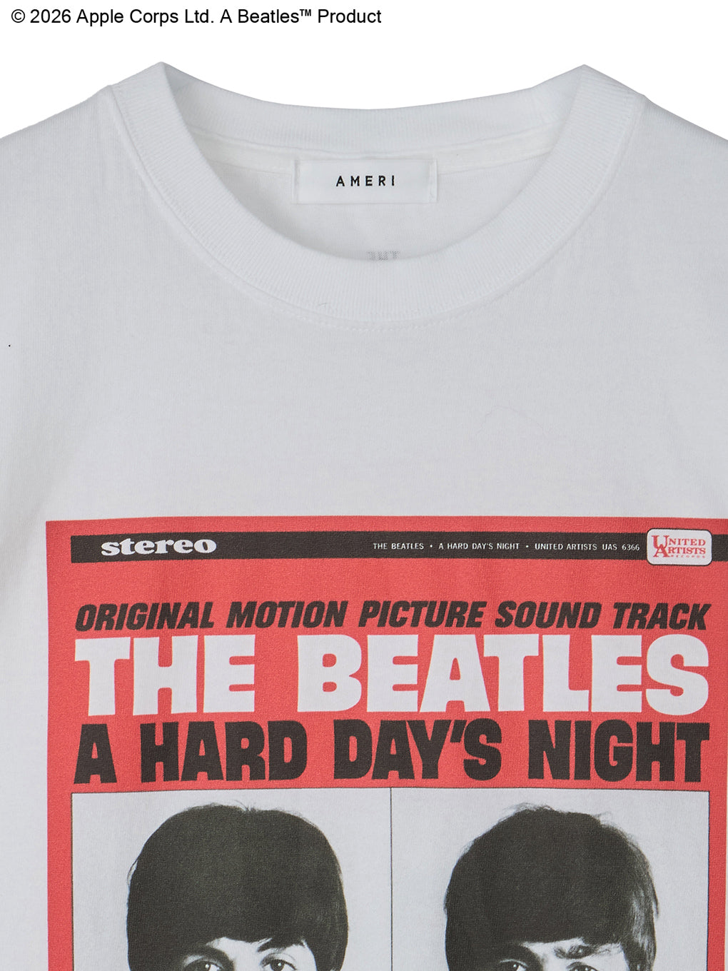 THE BEATLES × Ameri PRINT OVER TEE