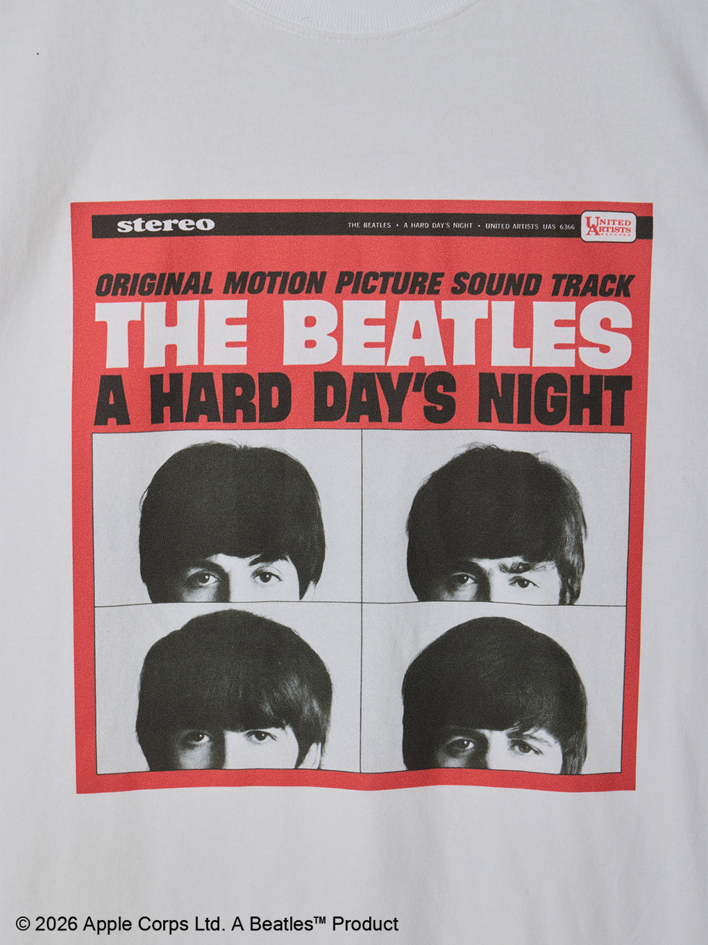 THE BEATLES × Ameri PRINT OVER TEE