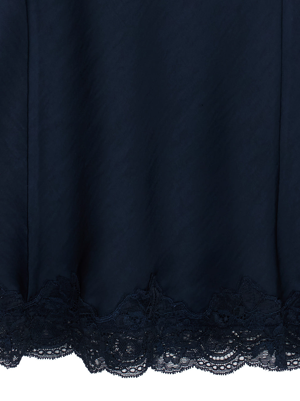 LACY SATIN TUNIC LAYERED TOP