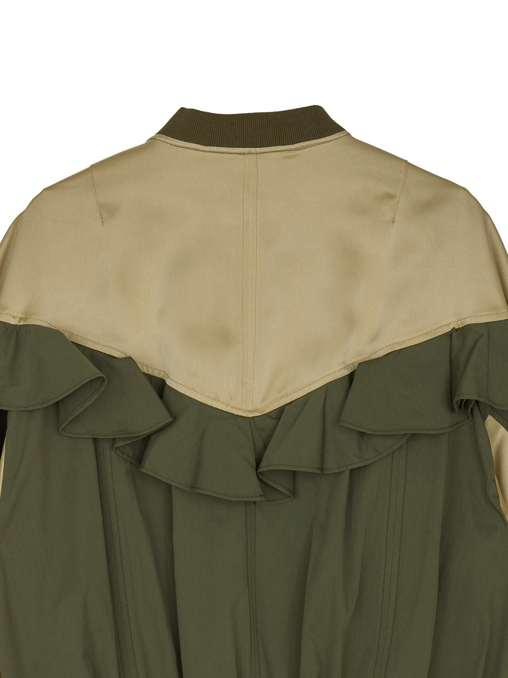 MILITARY NYLON FRILL BLOUSON