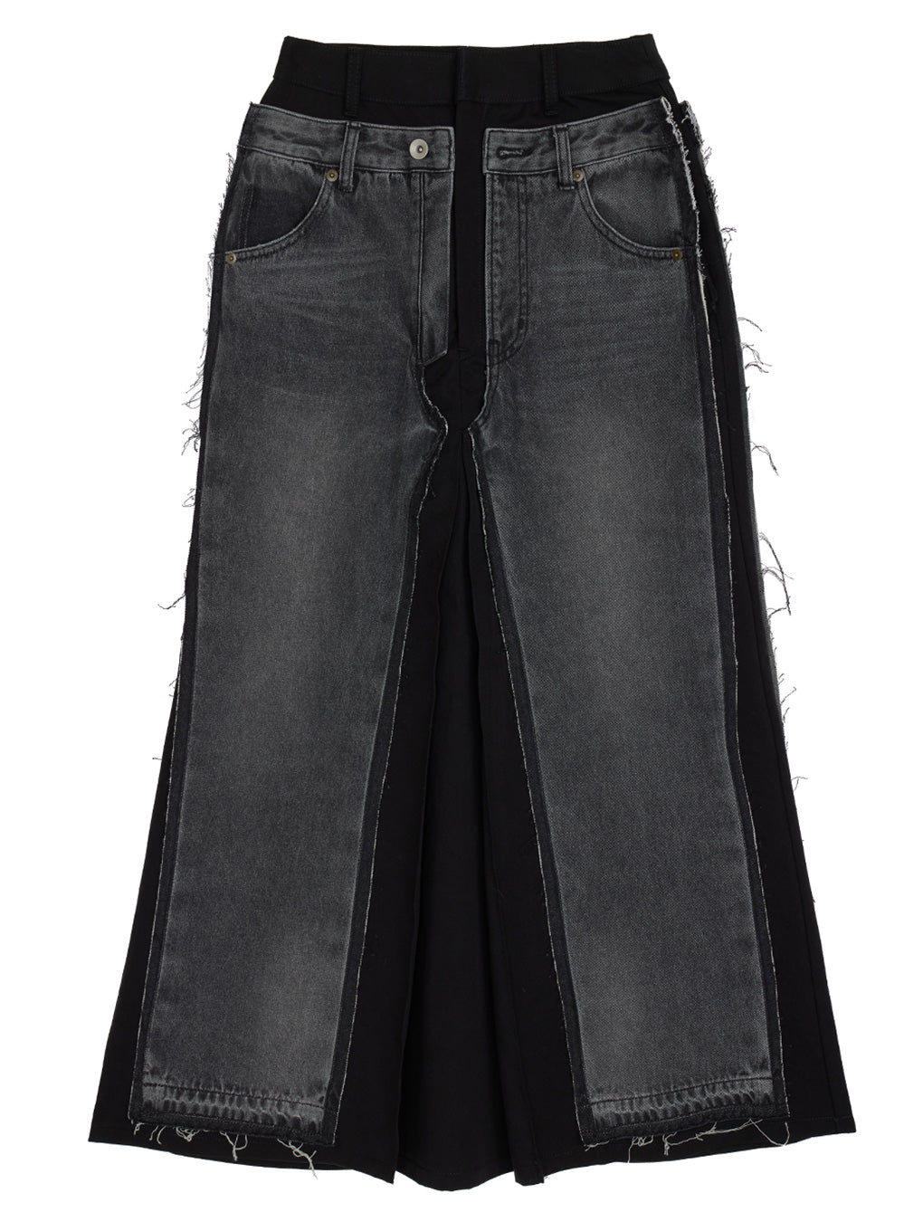 REMAKE DENIM CHINO SKIRT