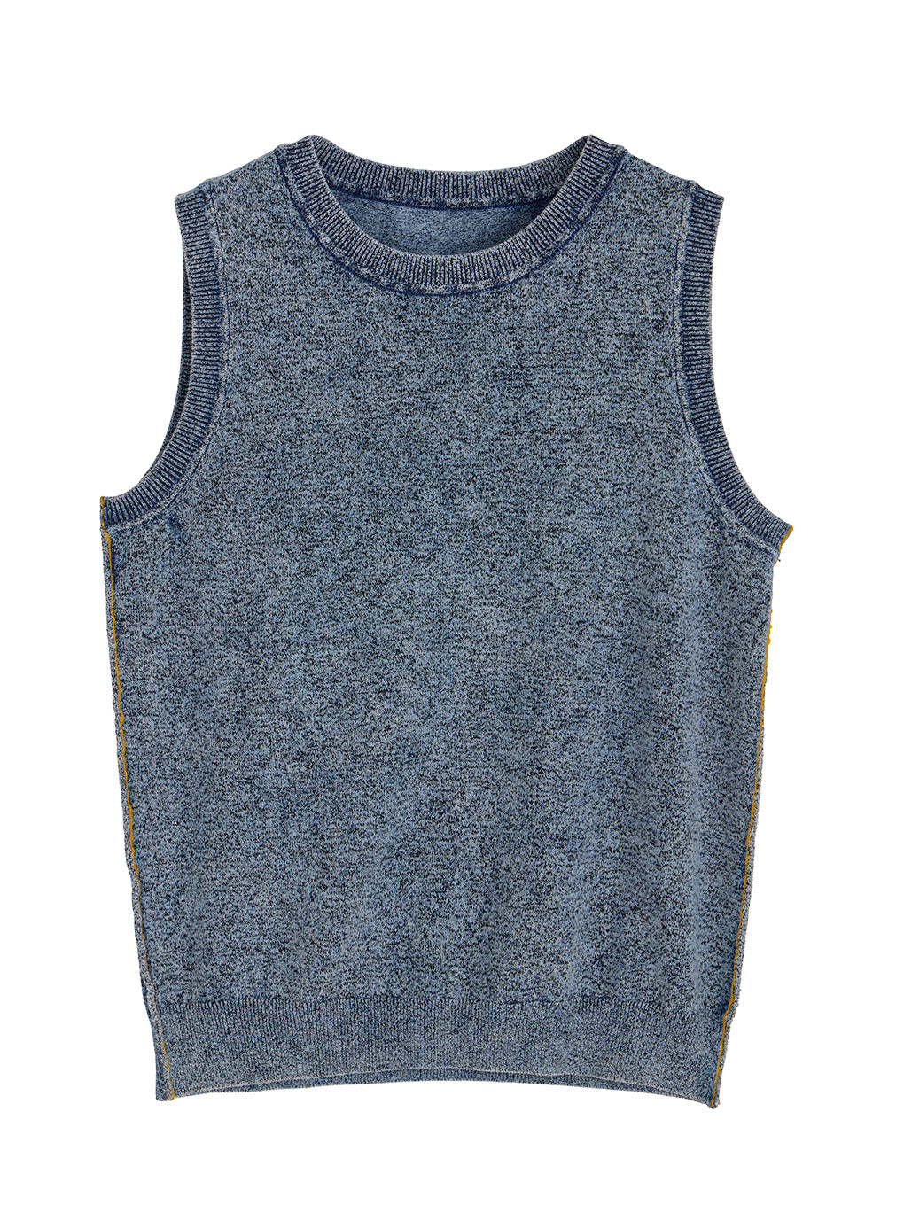 DENIM KNIT TANK TOP