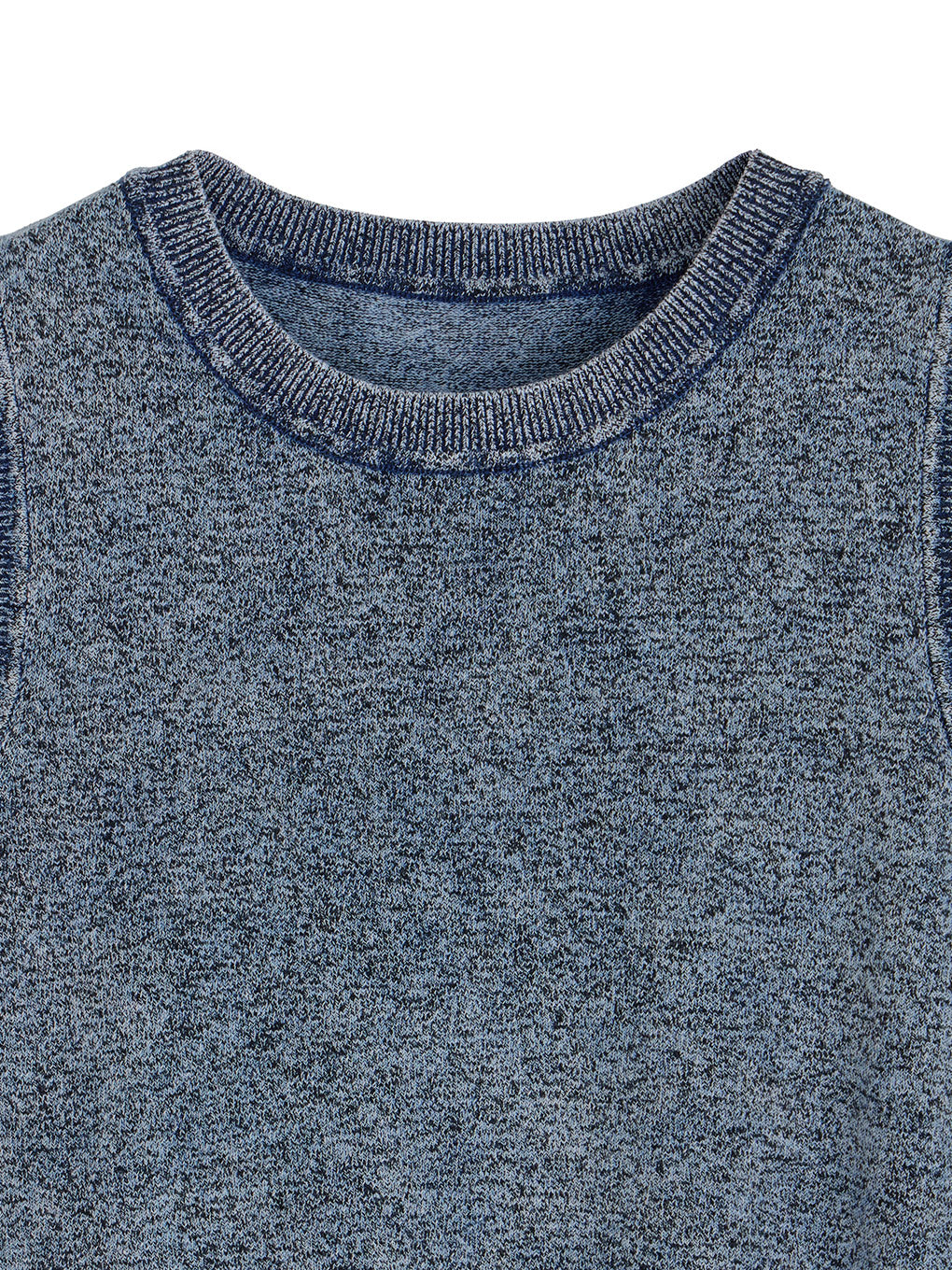 DENIM KNIT TANK TOP