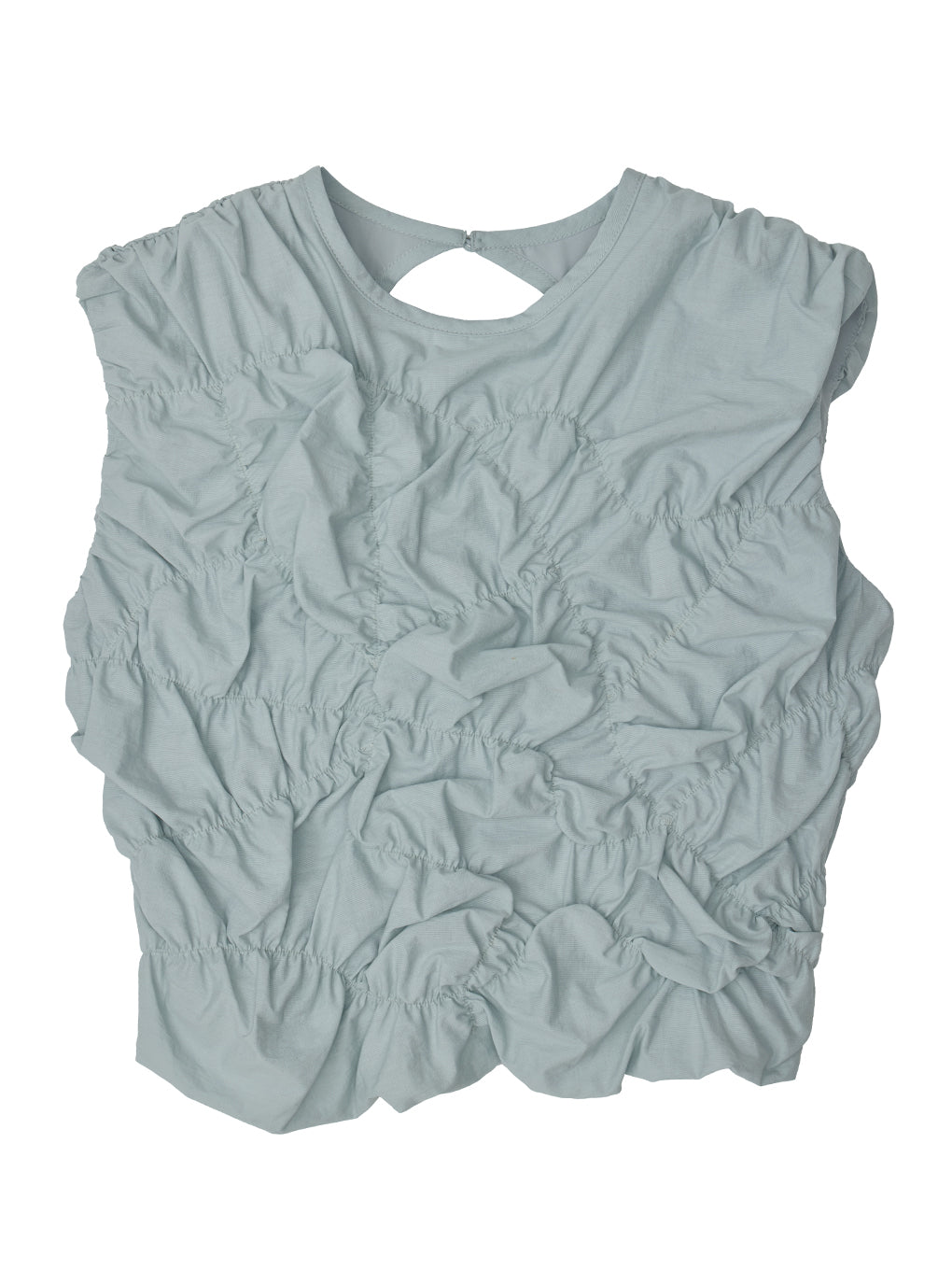 BUMPY GATHER BACK OPEN TOP