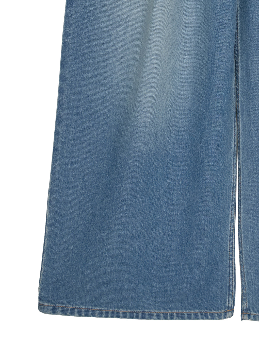 BACK CROSS DENIM ROMPERS