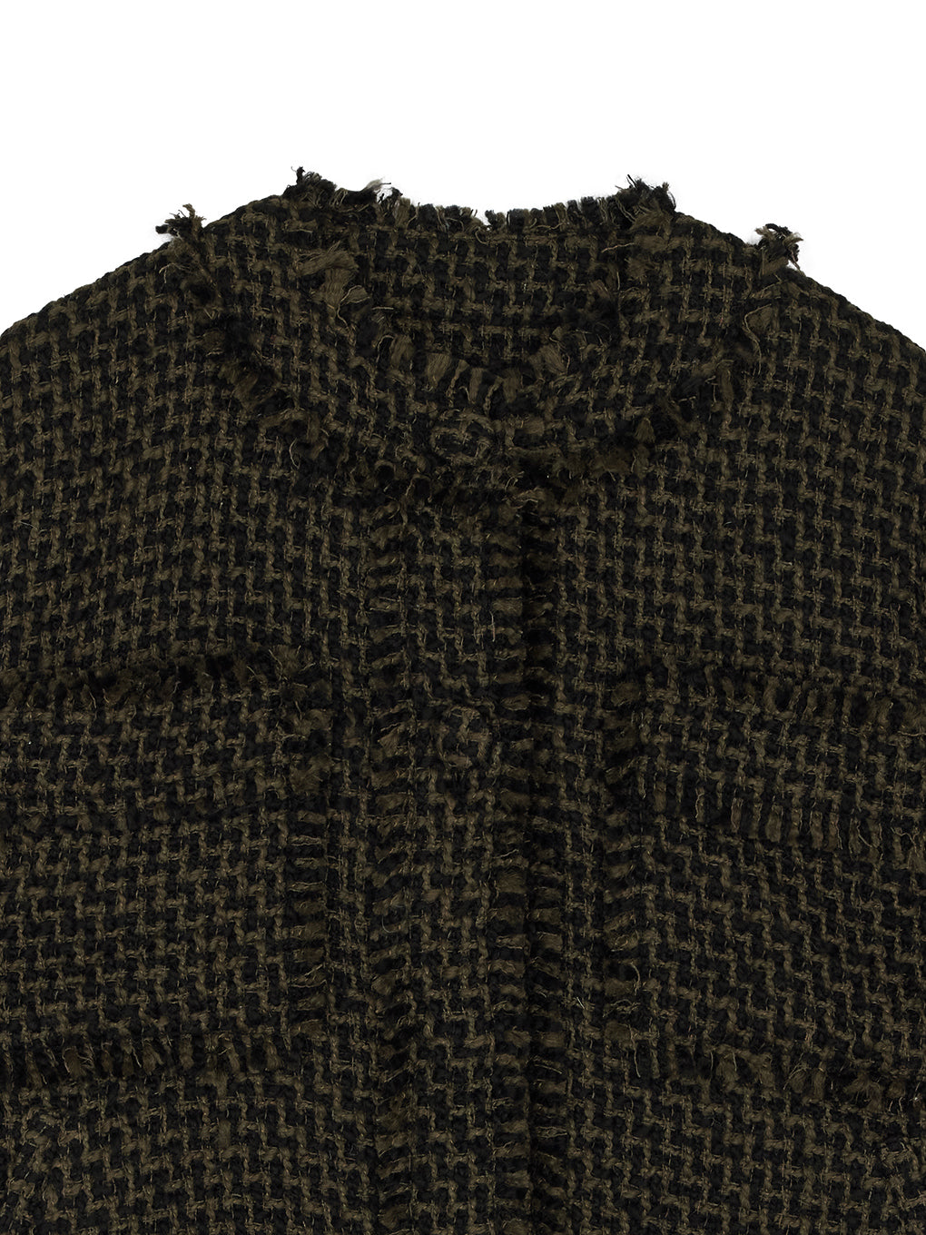 TWEED FRINGE SHORT JACKET