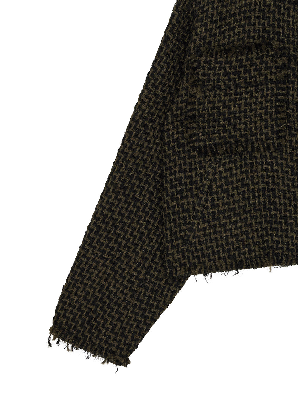TWEED FRINGE SHORT JACKET