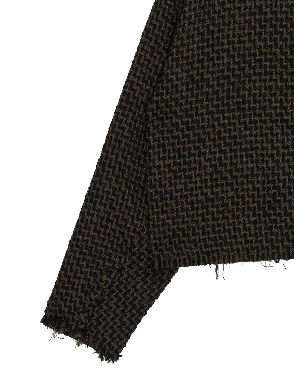 TWEED FRINGE SHORT JACKET