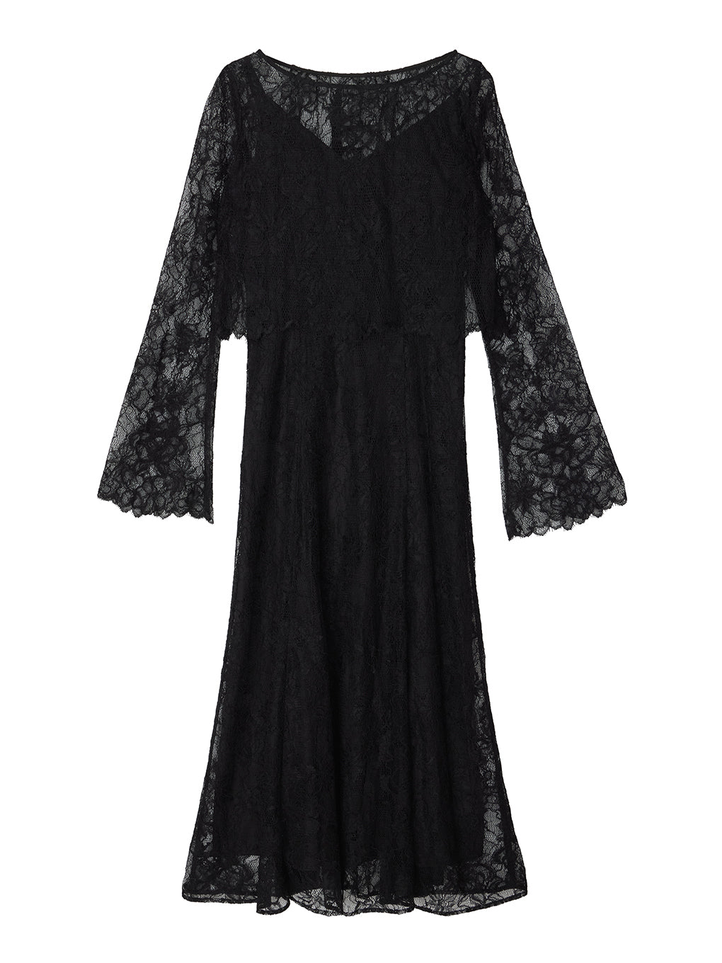 RASCHEL LACE LAYERED DRESS